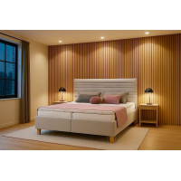 Manželská posteľ ZARA boxspring s matracmi a úložným priestorom Manželská posteľ ZARA boxspring s matracmi a úložným priestorom
